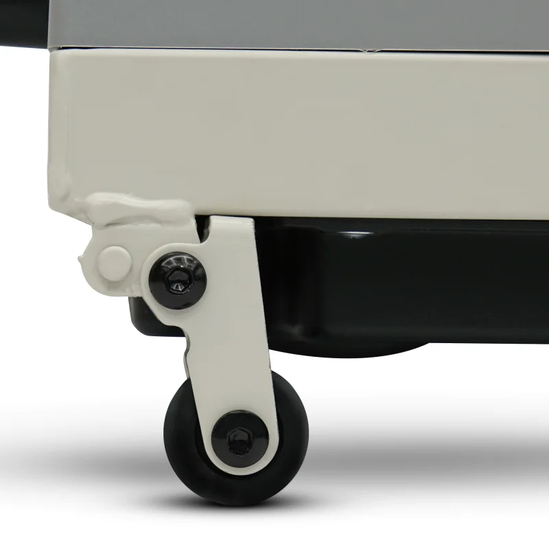 Два режима фиксации колес позволяют менять угол наклона бегового полотна