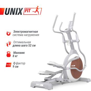 Эллиптический тренажер UNIX Fit MV-850 (Автонаклон / Auto Incline) деревянный