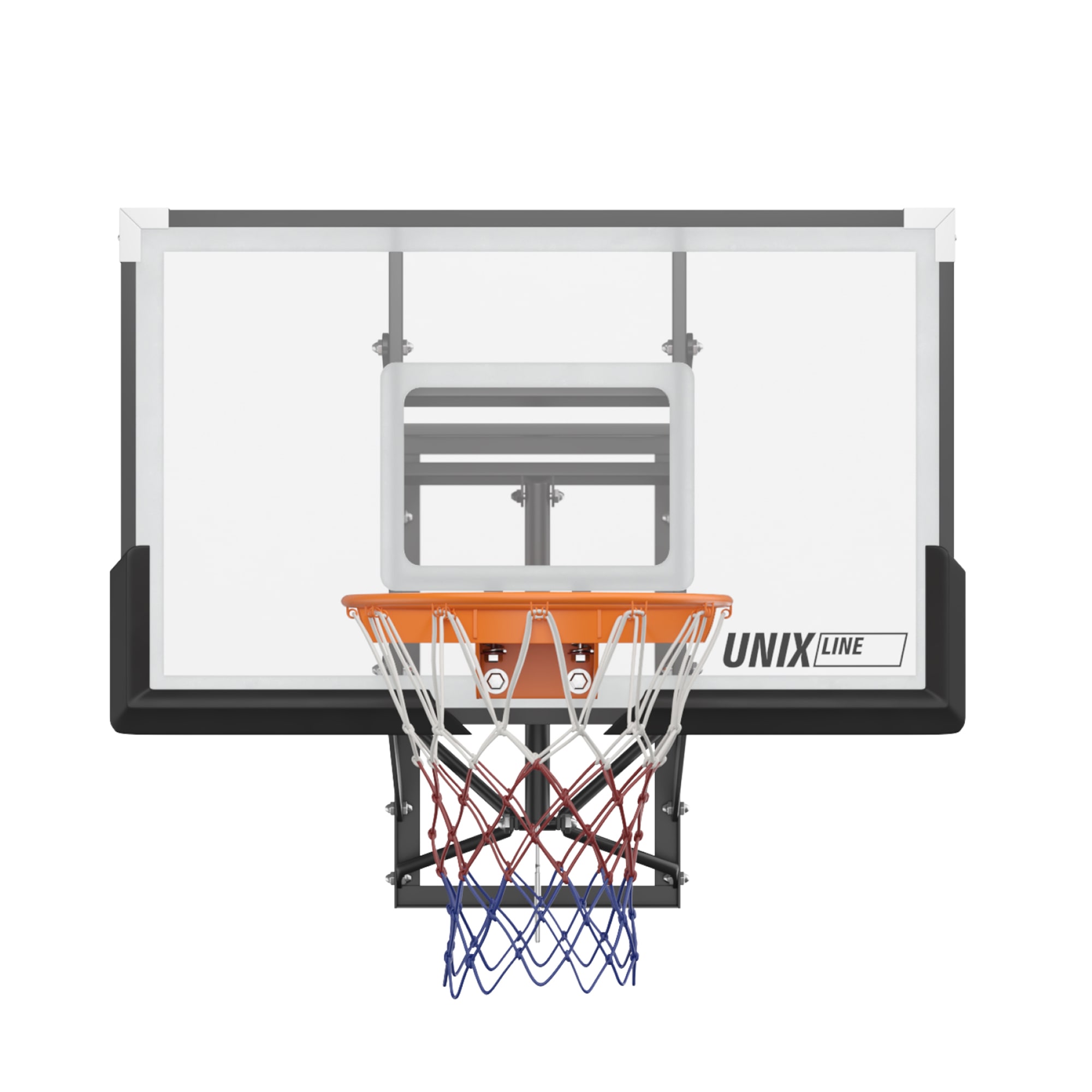 Баскетбольный щит регулируемый UNIX Line B-Backboard-PC 50"x32" (140 х 80 см) R45