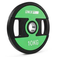 Диск уретановый c хватом UNIX Fit PRO 10 кг, 51 мм, 1 шт.