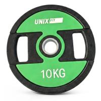 Диск уретановый c хватом UNIX Fit PRO 10 кг, 51 мм, 1 шт.