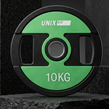 Диск уретановый c хватом UNIX Fit PRO 10 кг, 51 мм, 1 шт.