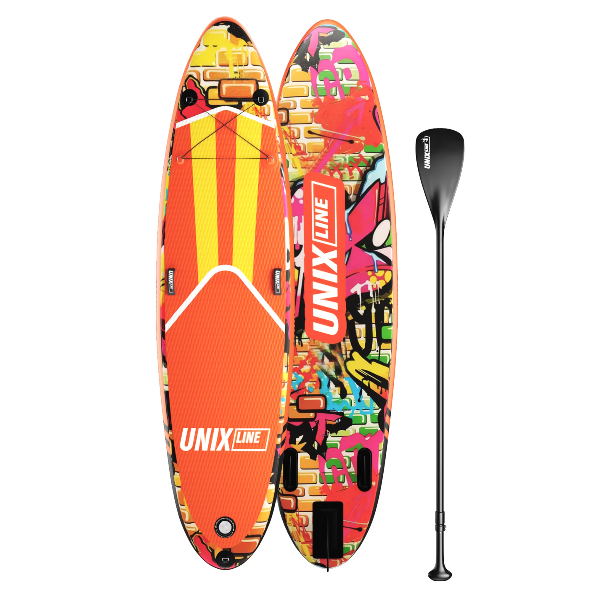 SUP-борд UNIX Line Городские граффити / City Graffiti (335 см)