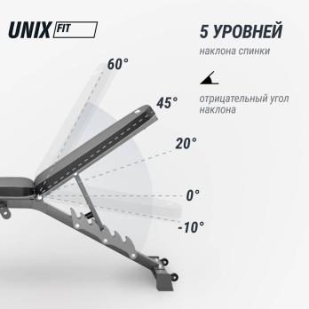 Скамья силовая универсальная UNIX Fit Bench 160