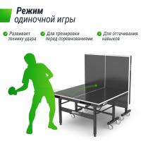 Всепогодный теннисный стол UNIX Line для улицы Extra Outdoor 6 мм ACP, черный