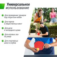 Всепогодный теннисный стол UNIX Line для улицы Extra Outdoor 6 мм ACP, черный