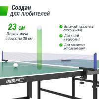 Теннисный стол UNIX Line для помещений Indoor 16 мм MDF зеленый