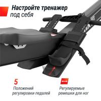 Гребной тренажер UNIX Fit Air воздушно-магнитный / Magnetic Rower-X черный