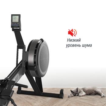 Гребной тренажер UNIX Fit Air воздушно-магнитный / Magnetic Rower-X черный