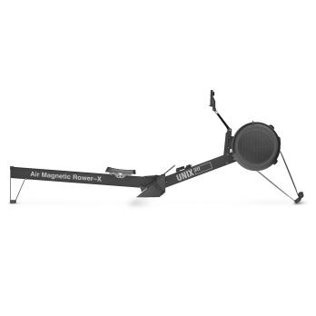 Гребной тренажер UNIX Fit Air воздушно-магнитный / Magnetic Rower-X черный