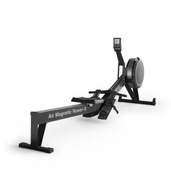 Гребной тренажер UNIX Fit Air воздушно-магнитный / Magnetic Rower-X черный
