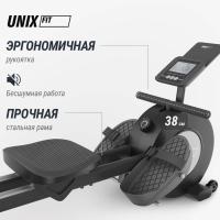 Гребной тренажер UNIX Fit механическая нагрузка / Techno Rower 360