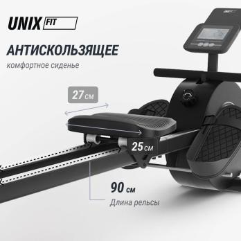 Гребной тренажер UNIX Fit механическая нагрузка / Techno Rower 360
