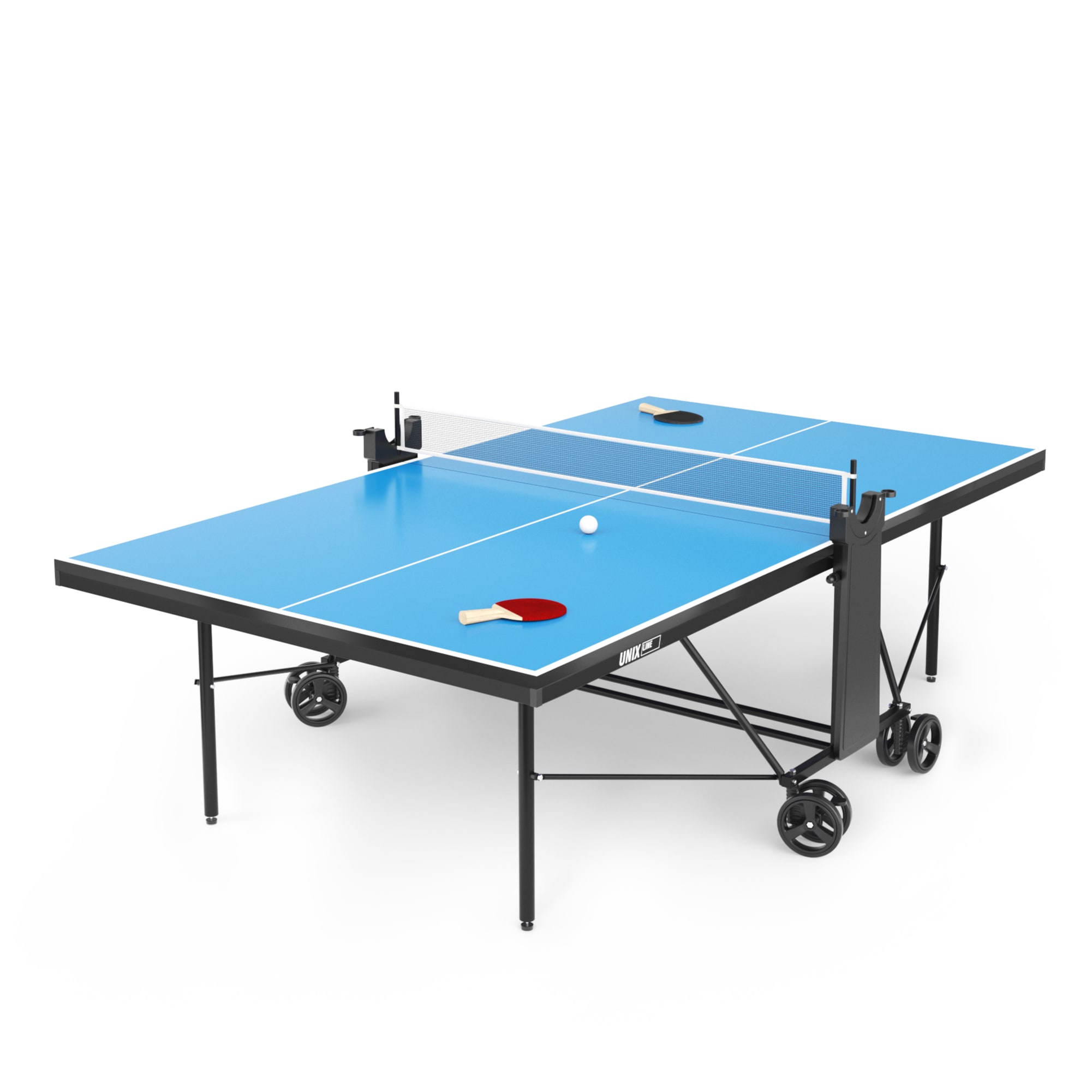 Теннисный стол UNIX Line для помещений компактный / Compact indoor 18 мм MDF синий