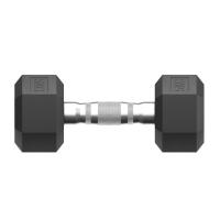 Гантель гексагональная UNIX Fit обрезиненная 5 кг, 2 шт.
