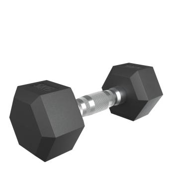 Гантель гексагональная UNIX Fit обрезиненная 5 кг, 2 шт.