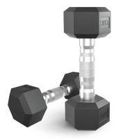 Гантель гексагональная UNIX Fit обрезиненная 2,5 кг, 2 шт.