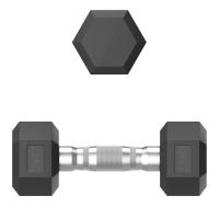 Гантель гексагональная UNIX Fit обрезиненная 2,5 кг, 2 шт.