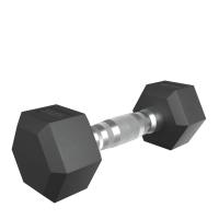 Гантель гексагональная UNIX Fit обрезиненная 2,5 кг, 2 шт.