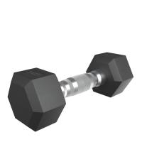 Гантель гексагональная UNIX Fit обрезиненная 2,5 кг, 2 шт.