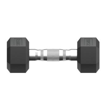 Гантель гексагональная UNIX Fit обрезиненная 2,5 кг, 2 шт.