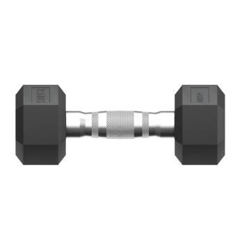 Гантель гексагональная UNIX Fit обрезиненная 2,5 кг, 2 шт.