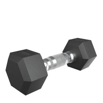 Гантель гексагональная UNIX Fit обрезиненная 2,5 кг, 2 шт.