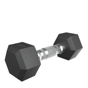 Гантель гексагональная UNIX Fit обрезиненная 2,5 кг, 2 шт.