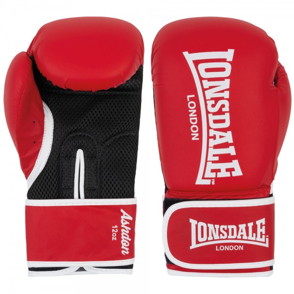 Перчатки тренировочные Lonsdale Ashdon 8oz красн.