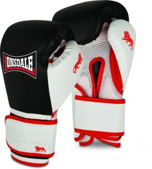 Перчатки тренировочные Lonsdale Haydock 12oz черн/бел.
