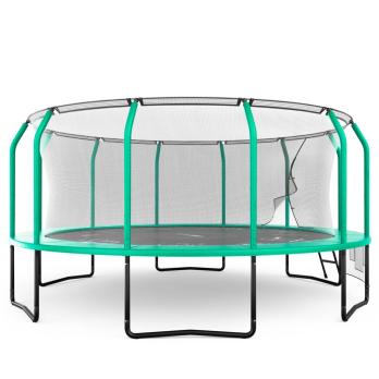 Батут UNIX Line Премиальный с играми / Supreme Game 16 ft (488 см) зеленый