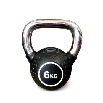 Гиря полиуретановая с хромированной ручкой Protrain KB2015-4