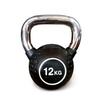 Гиря полиуретановая с хромированной ручкой Protrain KB2015-12
