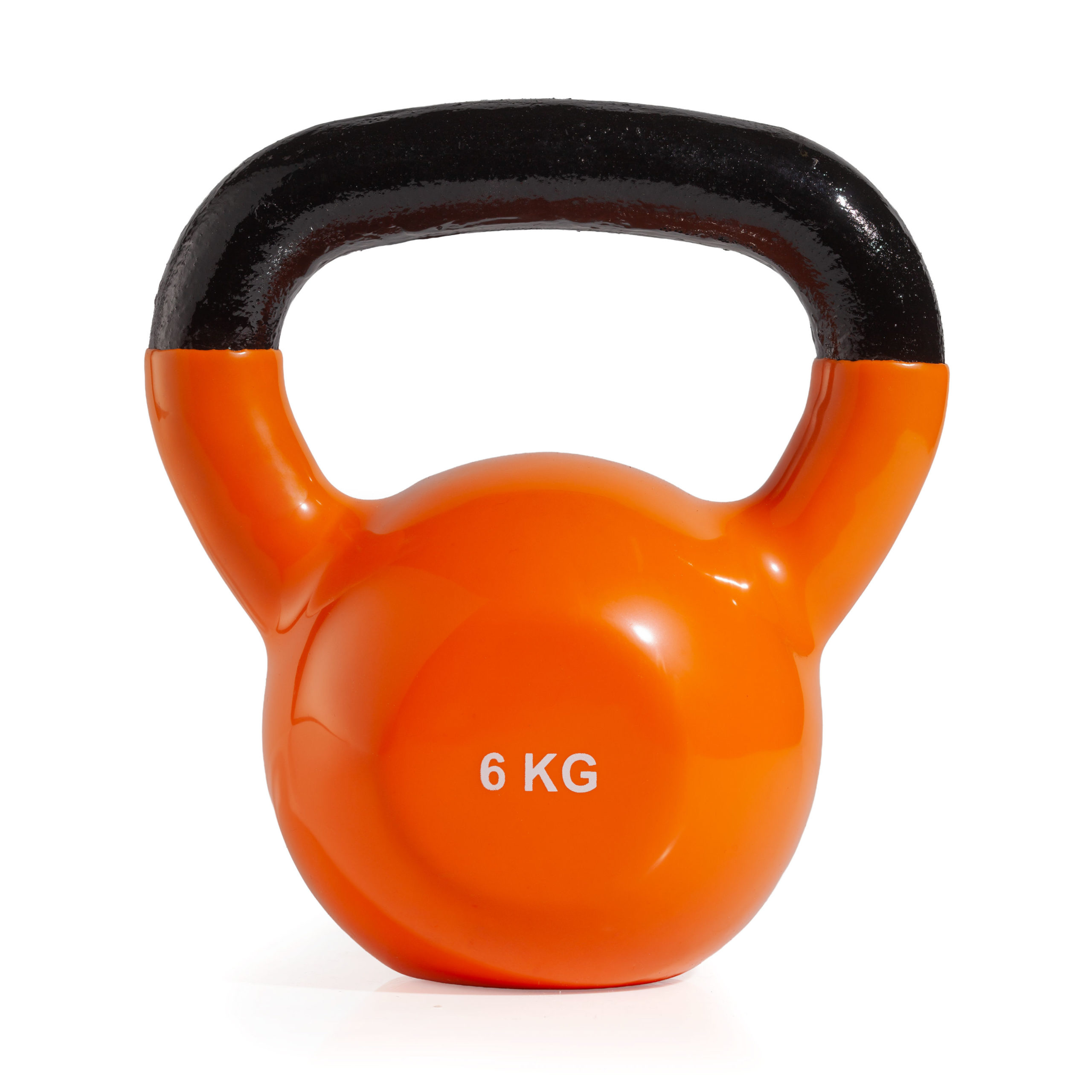 Гиря чугунная винил 6 кг (модель: К-4) VictoryFit VF-KV060