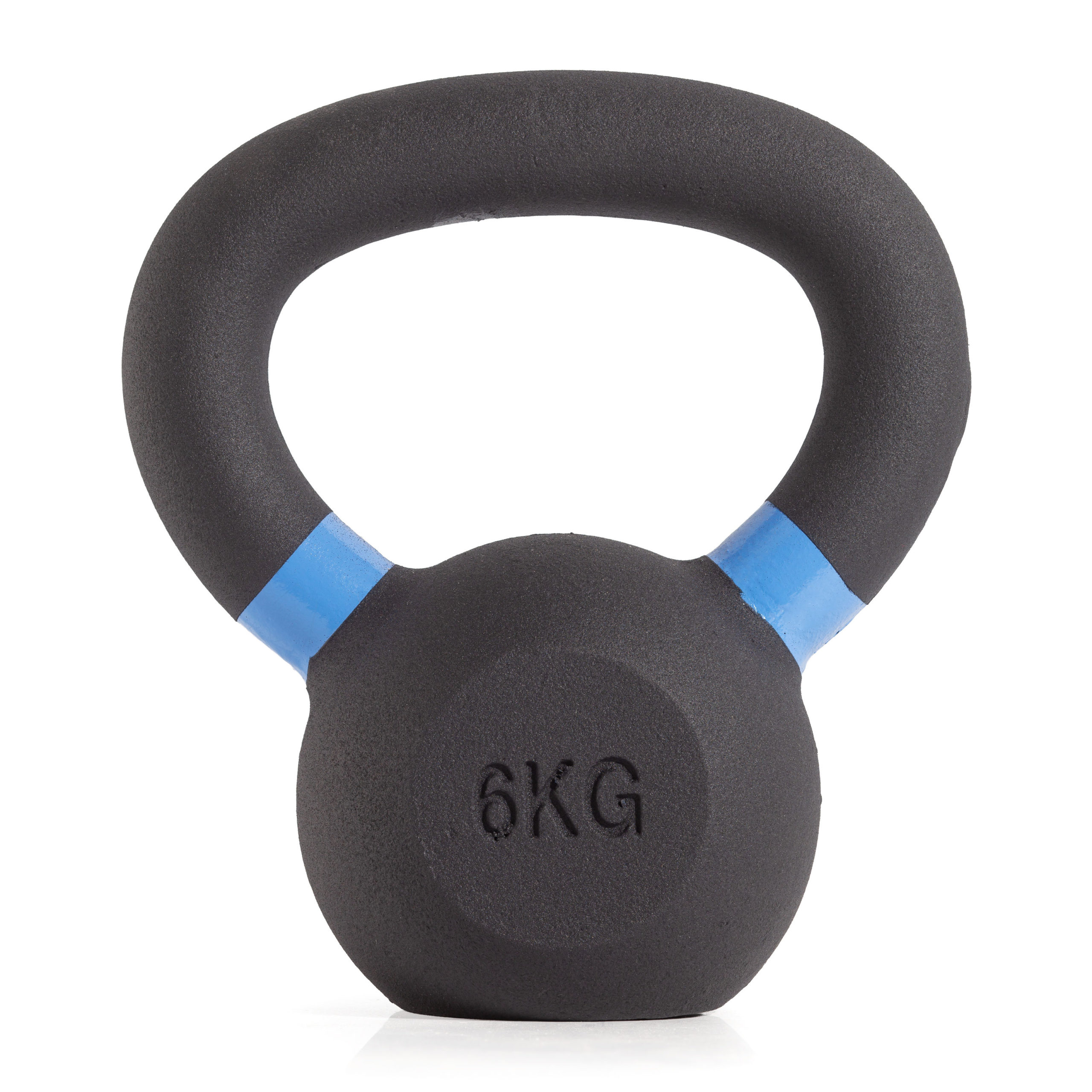 Гиря чугунная с цветным кольцом 6 кг (модель: К-3) VictoryFit VF-KCR060