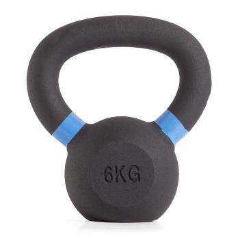 Гиря чугунная с цветным кольцом 6 кг (модель: К-3) VictoryFit VF-KCR060