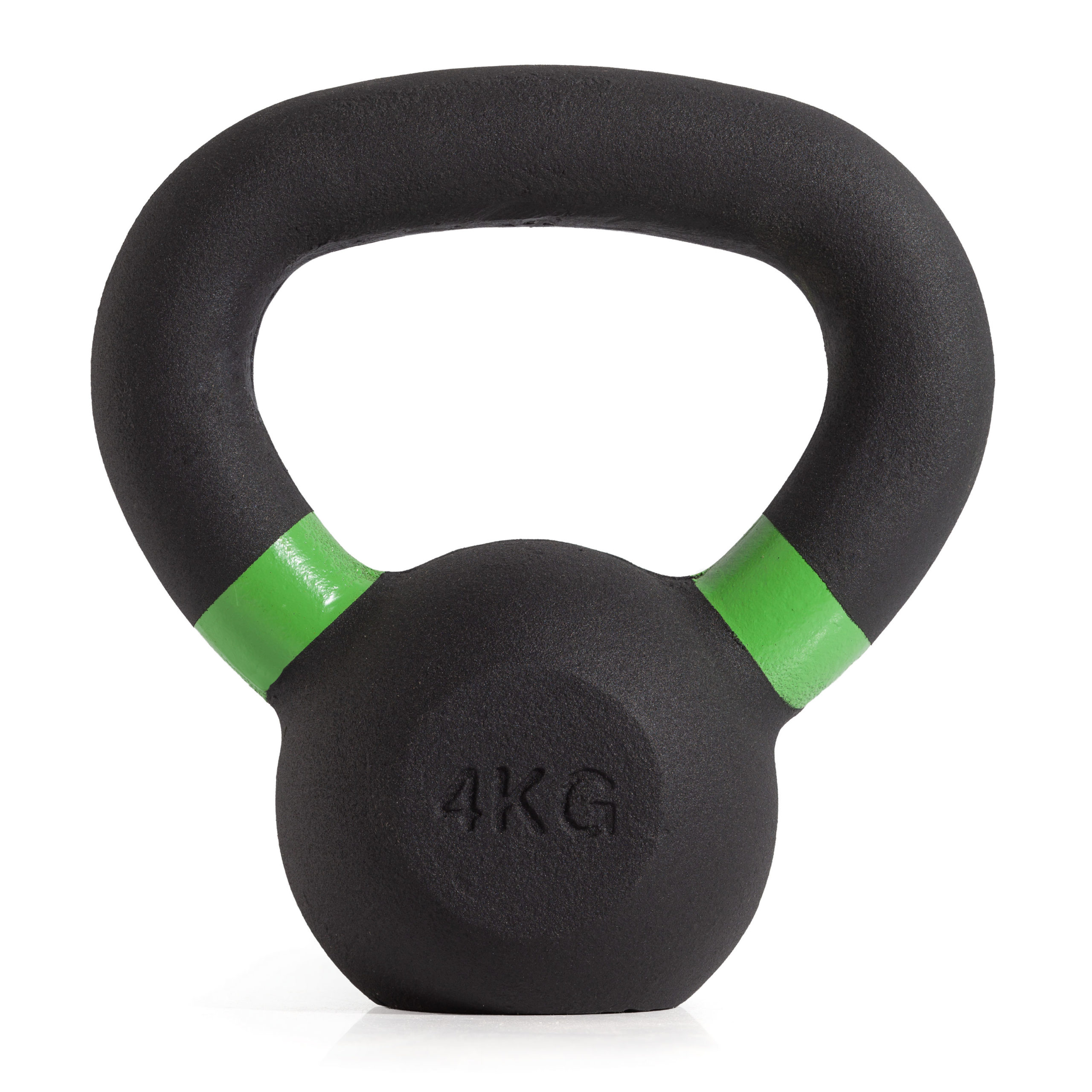 Гиря чугунная с цветным кольцом 4 кг (модель: К-3) VictoryFit VF-KCR040