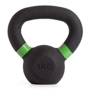 Гиря чугунная с цветным кольцом 4 кг (модель: К-3) VictoryFit VF-KCR040