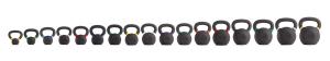 Гиря чугунная с цветным кольцом 2 кг (модель: К-3) VictoryFit VF-KCR020