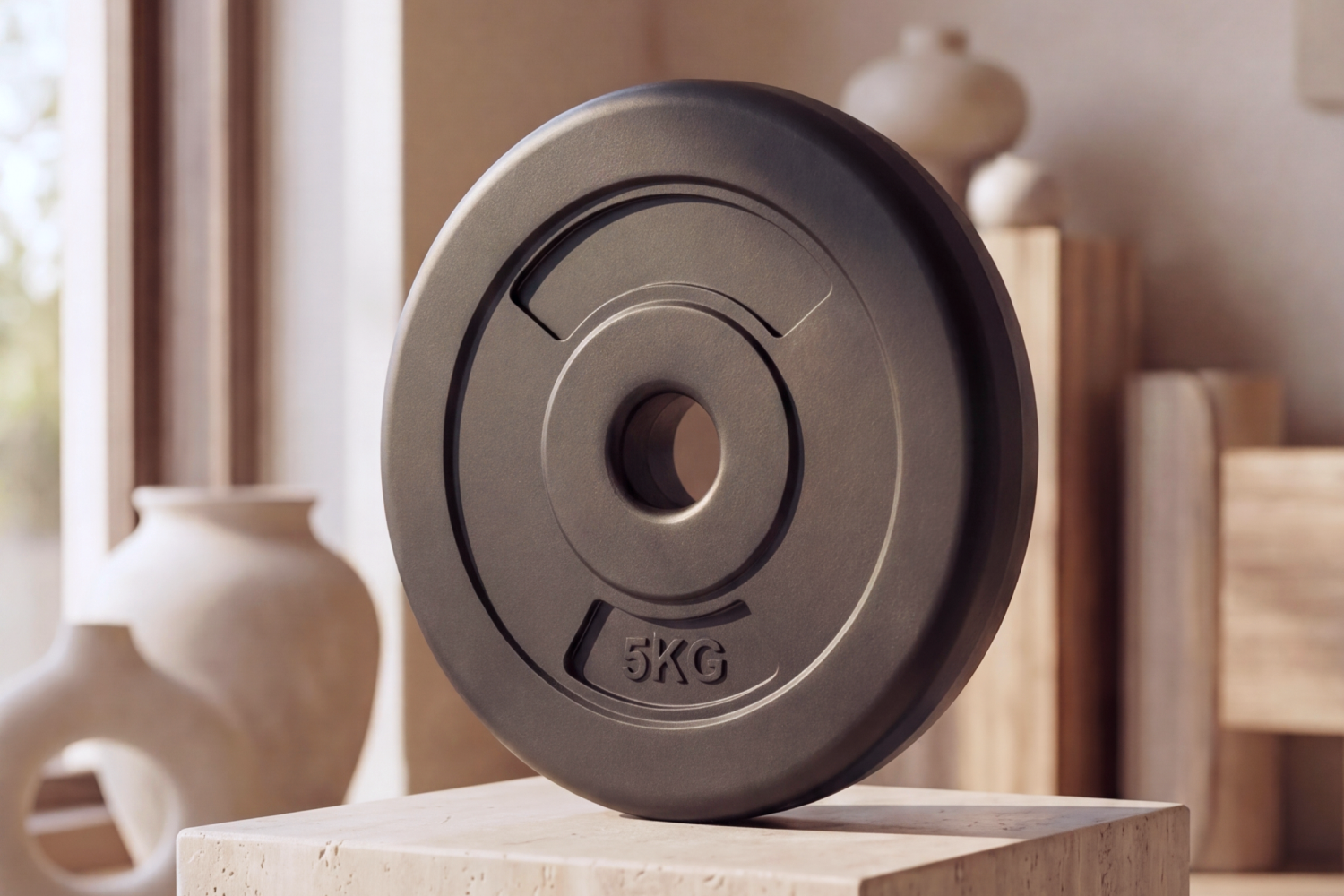 Диск 26 мм. пластиковый 5,0 кг VictoryFit VF-SPL26050