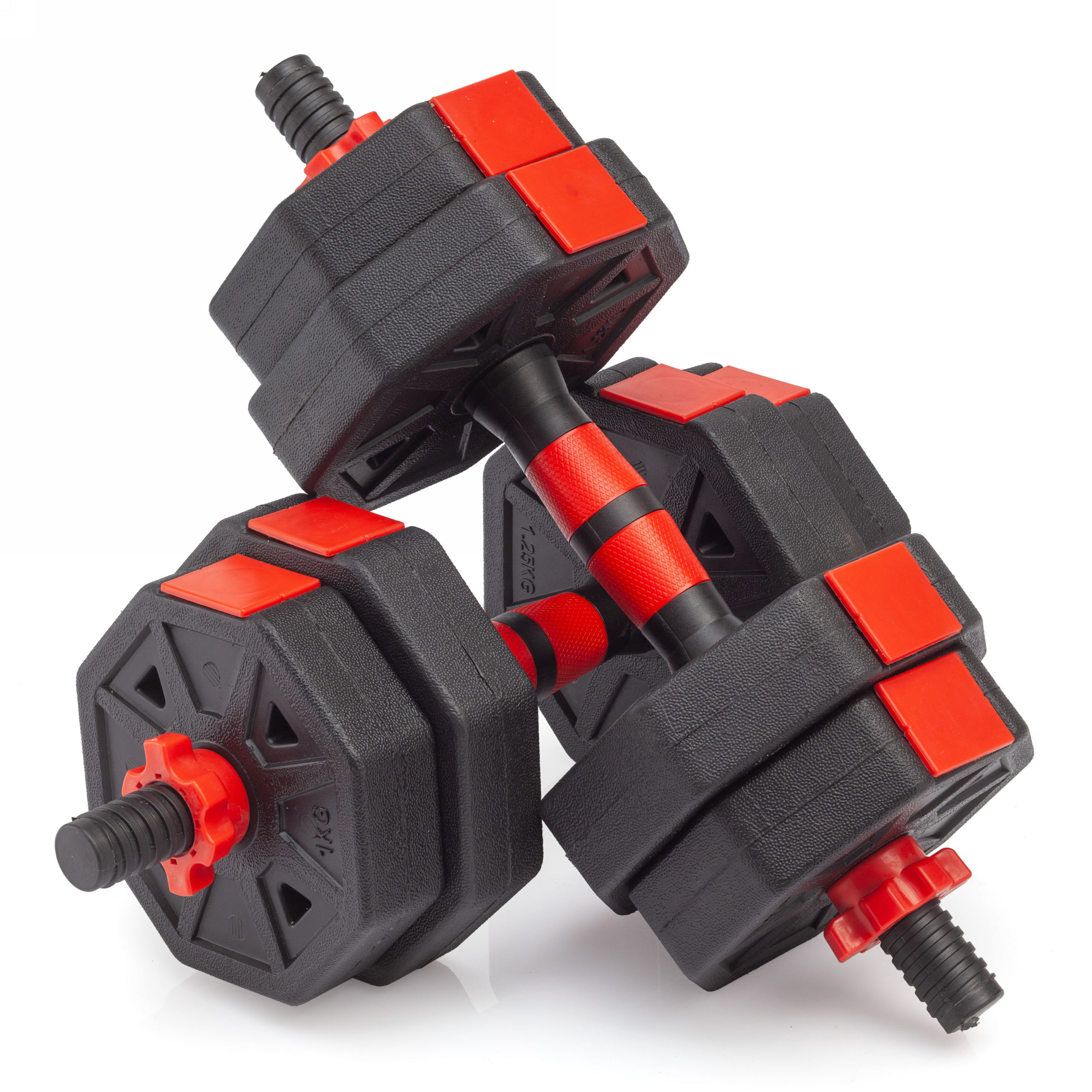 Гантели гексагональные разборные с грифом, 10 кг. (2 шт. х 5 кг.) VictoryFit VF-DН100