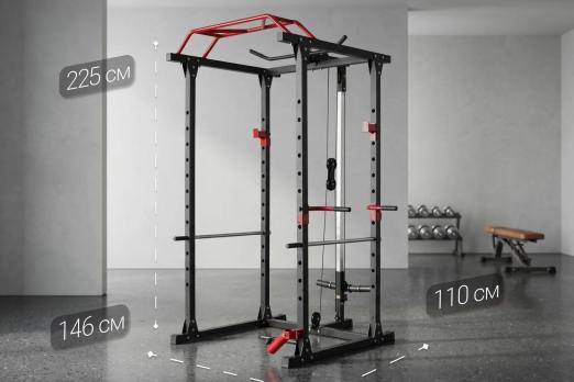 Силовая рама c верхним и нижним блоком VictoryFit VF-B2002