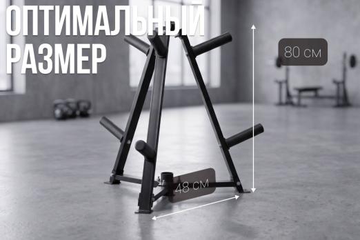 Стойка треугольная для дисков (51 мм.) VictoryFit VF-D4015