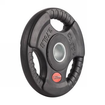 Диск 31 мм. обрезиненный с 3-мя хватами 1,25 кг, VictoryFit VF-S250125