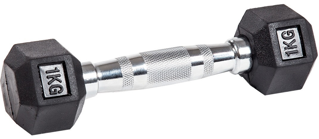 Гантель неразборная гексагональная VF-H010 (1 кг)