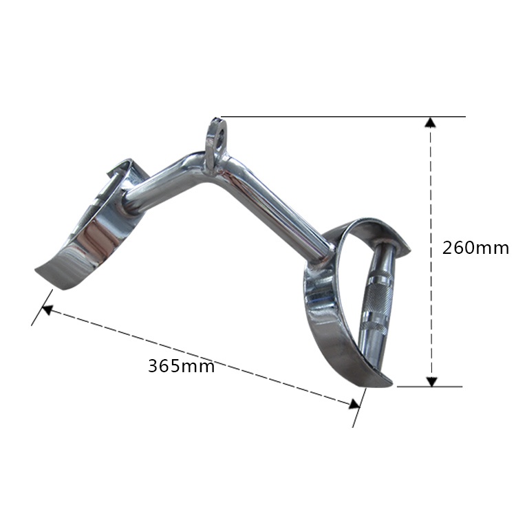 Ручка для тяги к животу двойная дельта OKPRO OK6019