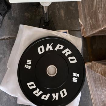 Диск бамперный резиновый 5 кг OKPRO OK2006-1