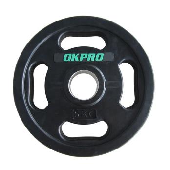 Диск обрезиненный с хватами 2,5 кг OKPRO OK2009E