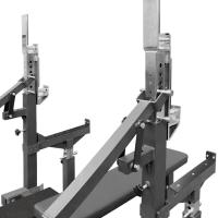 Скамья для жима олимпийская домкратная / стойка для приседаний IPF Gymmaster SS-27
