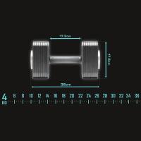 Гантель наборная 4-24 кг Vertex FT-32